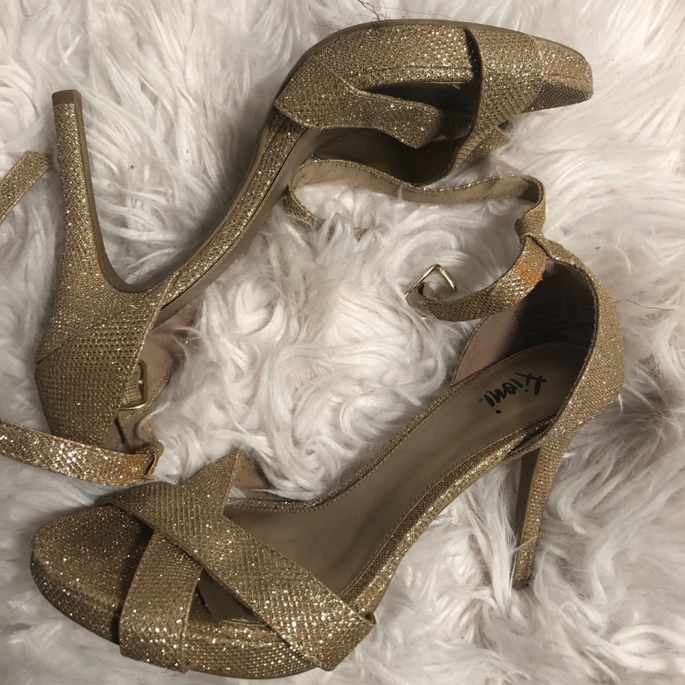 Gold heels